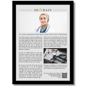 Gift for a Doctor: A framed recognition