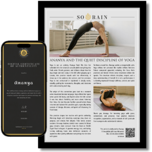 Gift for a Yoga Studio Owner: A framed recognition